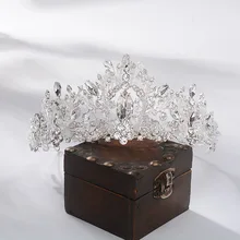 Hg899 свадебный головной убор в европейском стиле в стиле барокко, изысканная Корона невесты, свадебные аксессуары, корона, украшение для волос