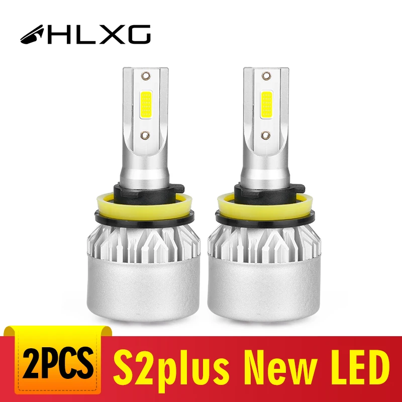 Hlxg Автомобильные светодиодные лампы h7 h1 led 9005 h 11 h11 h8 Противотуманные фары hb4 для