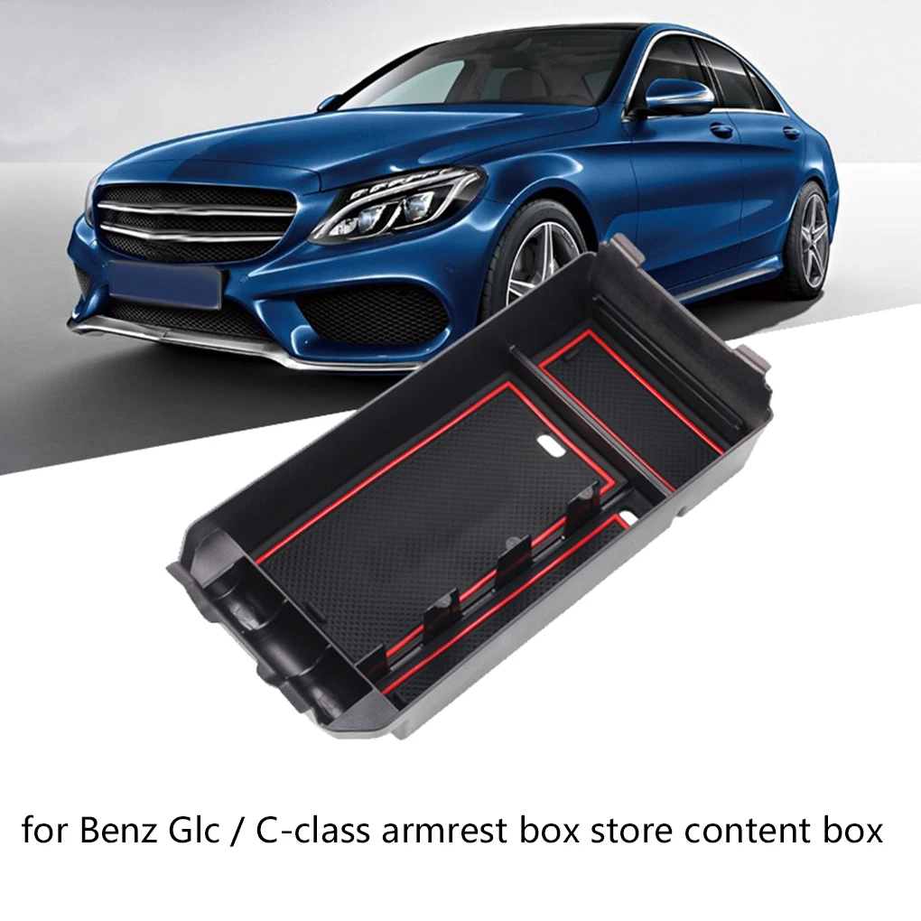 Замена для Mercedes Benz GLC200/C200 центральная консоль для хранения мелочей подлокотник коробка Органайзер вставка лоток