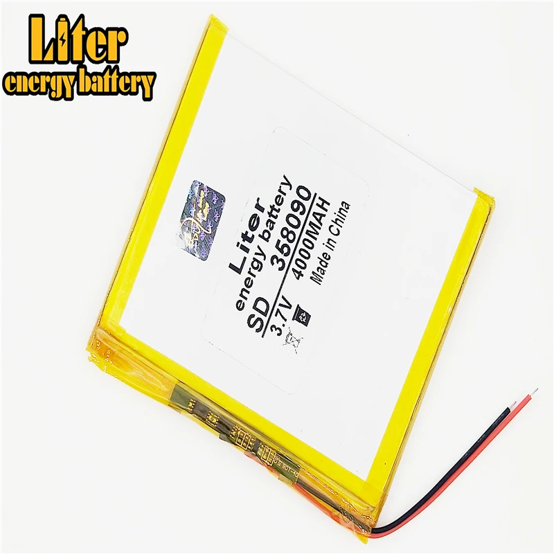 358090 338090 3 7 v 4000mah (полимерный литий ионный аккумулятор) аккумулятор для планшетных