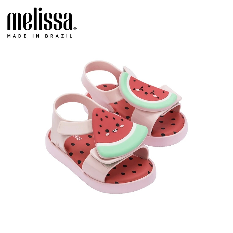 2021 New Mini Melissa Baby Jelly Rome Sandals Girls Boy Cute Transparent Children's Shoes Toddler Melissa Sandals bata children's sandals