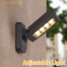 IP65 Epistar светодиодный наружный светильник, настенный светильник, водонепроницаемый алюминиевый садовый настенный светильник, стеклянный абажур 220 v-240 v 12W для передней двери гаража