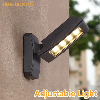 

Adjustable LED Outdoor Lighting home industrial wall light Lamp Exterior Porch Lights for balcony hallway aisle Corridor 12W