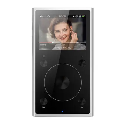 Серебристый FiiO X1 2nd X1II X1K поколение X1 обновленная версия ЦАП Loseless MP3 Bluetooth 4,0 Hifi портативный музыкальный плеер MP3 - Цвет: Серебристый