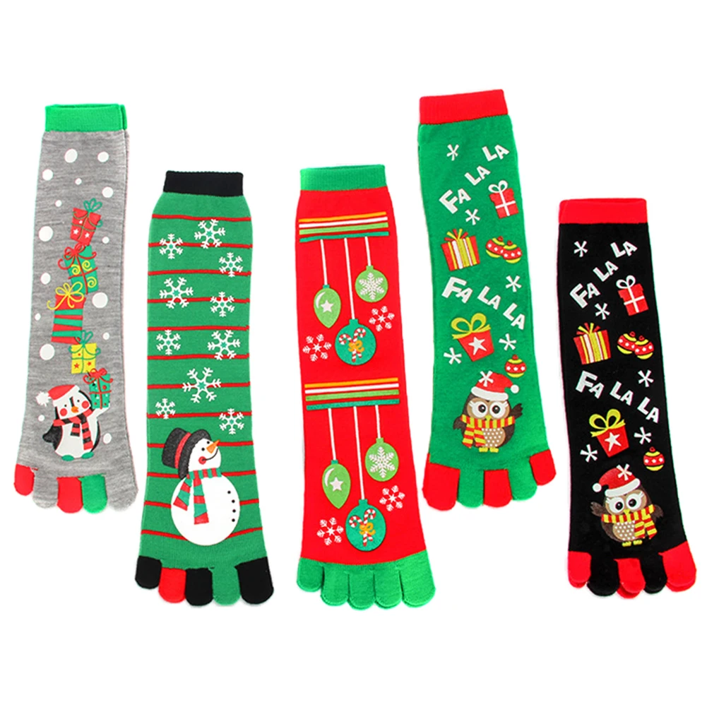 Calcetines de Navidad de hombres y mujeres nuevo otouno e invierno auno nuevo Papa Noel aerbol de Navidad bouho re