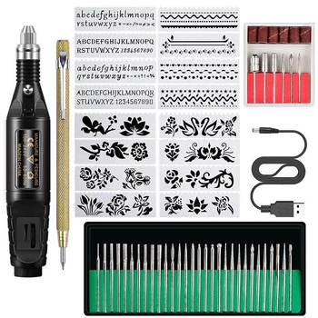 

Manicure Set Polishing Pen Flower Digital Template Set Of 16 A Box Of 2.35MM Grinding Needle 30 A Box Of 12 Maquillaje