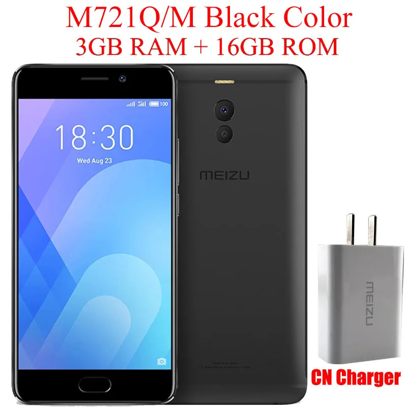 CN Black 3G 16G Meizu M6 Note, 3g, 16G, 4G, LTE мобильный телефон, Восьмиядерный процессор Snapdragon 625, экран 4000 дюймов, мАч, батарея, быстрая зарядка - Цвет: CN Black 3G 16G