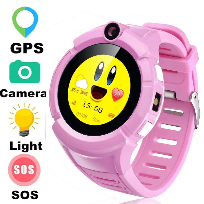

Child Smart Watch Q360 Kids with Camera GPS WIFI Location Child smartwatch Phone SOS Anti-Lost Monitor Tracker baby WristWatch