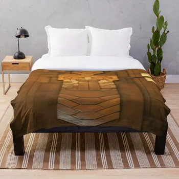 

Drop Shipping Printed Throw Blanket Sherpa Fleece Soft Blanket Flannel Rug Home Decoration For Bed The Guardian Holding Sword De