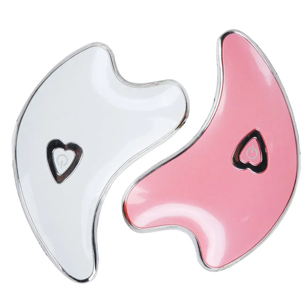  Electric Beauty Scraping Board Small Dolphin Vibration Heating Introduction Instrument Face Lifting