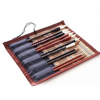 

Calligraphy Moisture Proof Pack Rolling Bag Protection Bamboo Portable Ventilate Without Brush Art Supplies Pen Case Curtain
