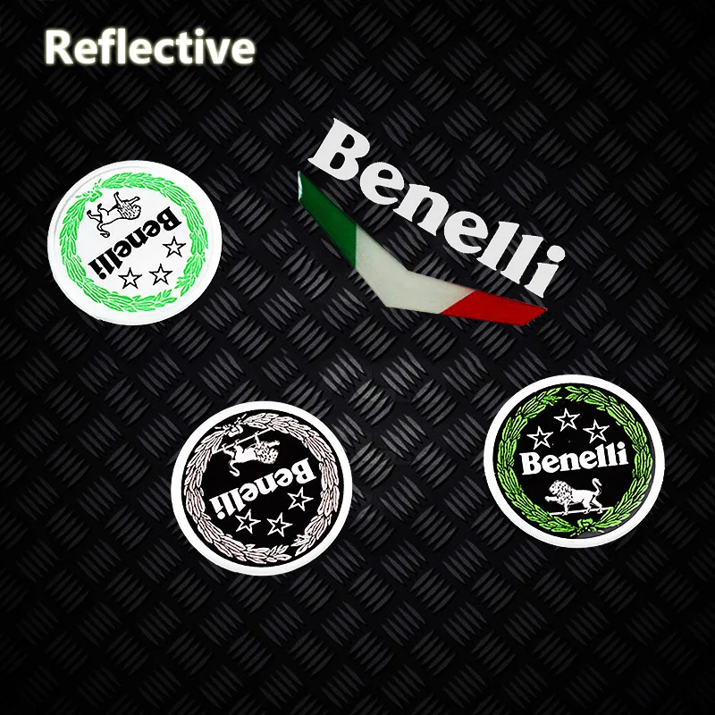 3D Waterproof Motorcycle Fuel Tank Stickers Benelli Logo Windshield Decoration Reflective Sticker | Автомобили и мотоциклы