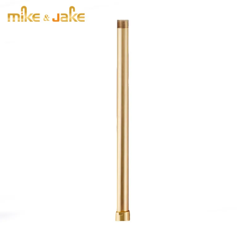 Brushedgoldshowerextendpipe40cmlengthshowermixerbrasspipe