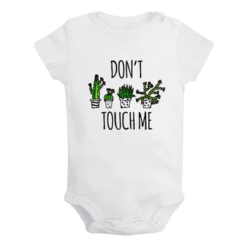 

Don't Touch Me Cool Cactus Find Your Own Way Road Design Newborn Baby Boys Girls Outfits Jumpsuit Print Infant Bodysuit Clothes