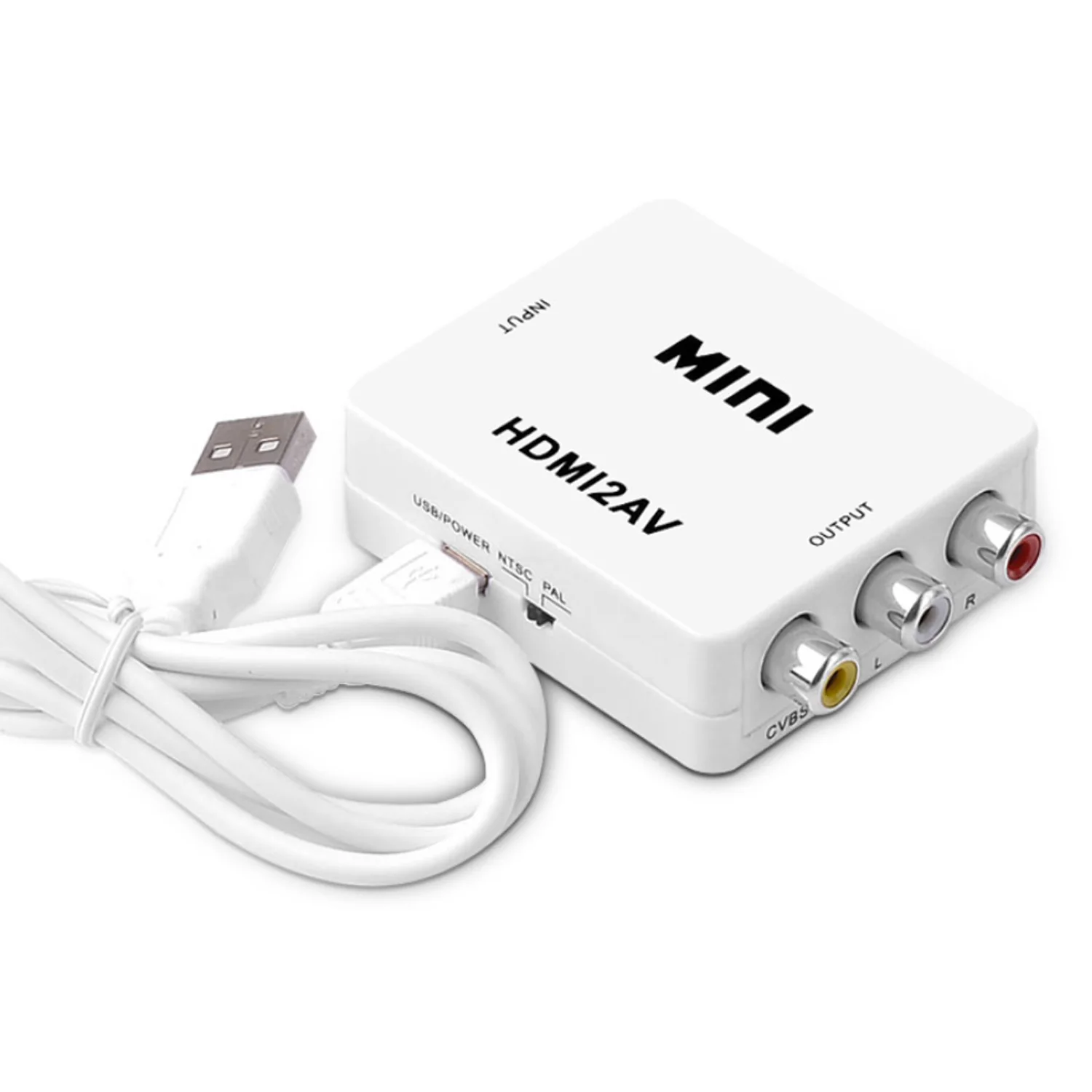 Besegad мини 1080P HDMI к CVBS AV VGA аудио-видео адаптер-конвертер адаптер для портативных ПК ТВ STB VHS и VCR Камера DVD гаджеты