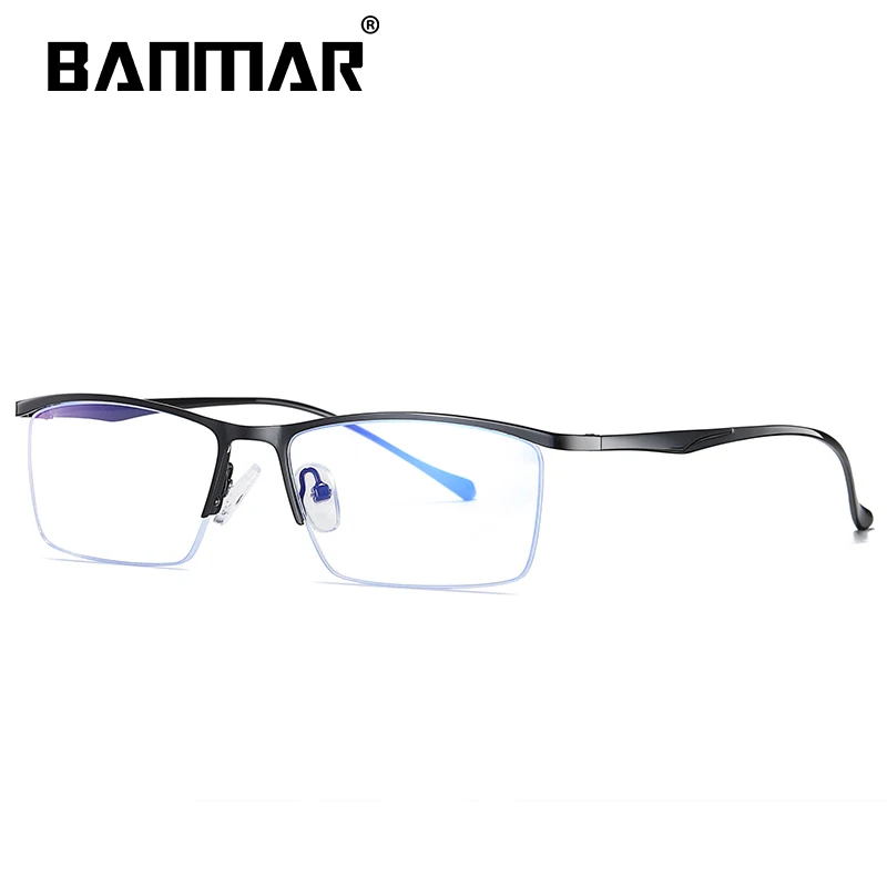 BANMAR, анти-синий светильник, блокирующие компьютерные очки для мужчин, очки для защиты от радиации, прозрачные, анти-голубые лучи, игровые очки для глаз - Цвет оправы: C1 BLACK