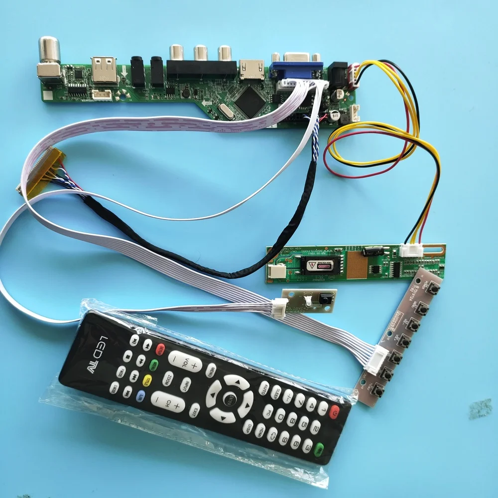 Плата драйвера для QD15TL02 Rev.05 1 лампа 15 4 дюйма VGA AV TV USB модуль 30-контактный