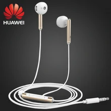 Оригинальные наушники HUAWEI AM116 с микрофоном управления динамики гарнитуры длиной 1,2 м, проводная Поддержка Android для XiaoMi HUAWEI Vivo