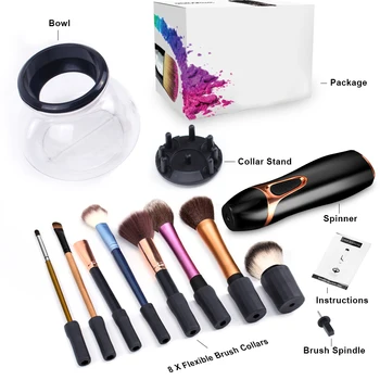 

Professional H2 Makeup Brush Cleaner E-automatic Fast Washing and Drying Make up Brushes Cleaning Makeup Brush Tools and Machine