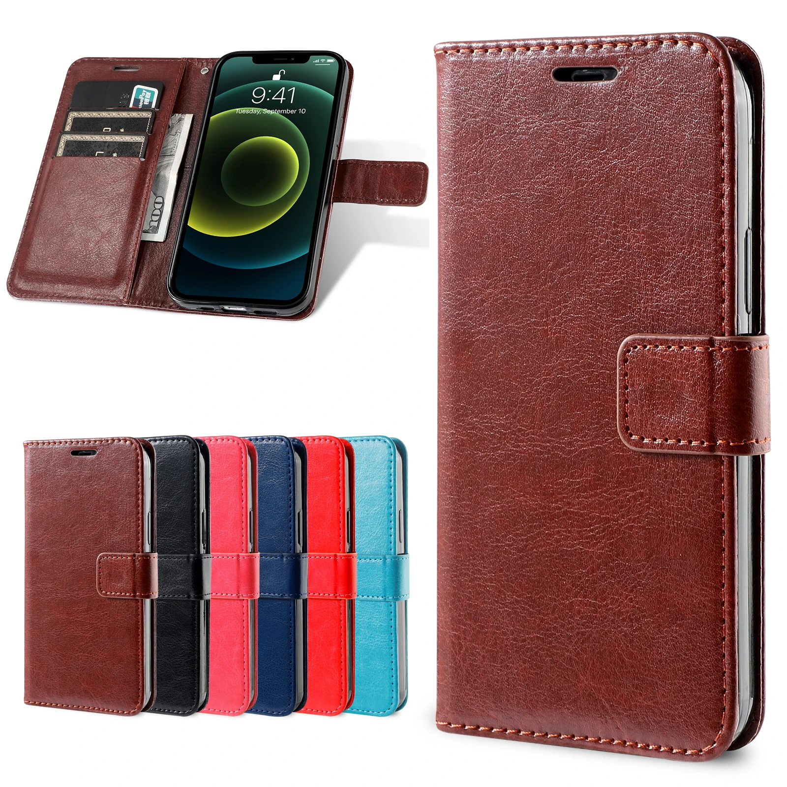 Minnaar Overgave antiek card holder cover case for HTC U12 Life leather Flip Case Retro wallet  phone bag case business flip cover|Flip Cases| - AliExpress