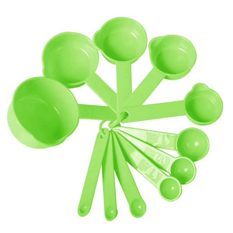 

11pcs / Set Household Useful Kitchen Utensils Silicone Measuring Spoon Measuring Scale Measuring Spoons Kitchen Accessories