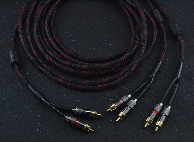 Jack male 1 One to six 6 rca male camplifier speaker cable 3.5 Turn 6  Computer with 5.1 sound of speaker audio cabl 3.5mm Lotus