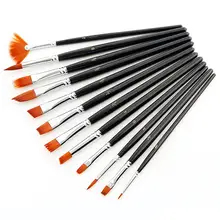 12 шт. масляные кисти акварельные кисти для рисования кисти для художественного художника