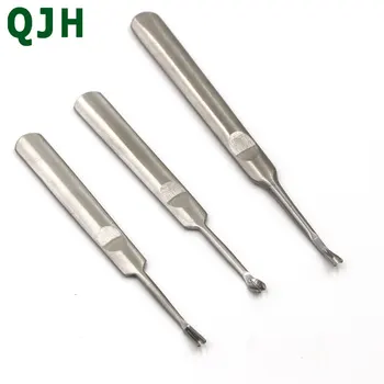 

QJH brand 3pcs Leather Craft Tool Cut Off Thin Leather Knife "U V"style DIY Groover Skiving Tool Edge Beveler trenching device