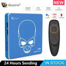 Новейший Beelink GT-King Pro Android 9,0 Smart tv BOX 4 Гб 64 Гб Amlogic S922X-H BT 4,1 2,4 ГГц+ 5,8 ГГц Hi-Fi без потерь звук ТВ коробка