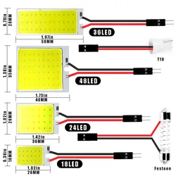 1 pçs festão led cob lâmpadas de sinal 31mm 36mm 39mm 41/42mm c5w 168 interior do carro luzes leitura t10 branco cúpula lâmpada da placa licença