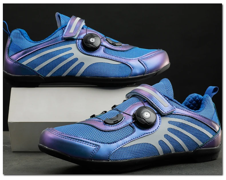 Men Women Road Riding Racing Shoes Outdoor Breathable Cycling Profession Bicycle Shoes Self-Locking Sport MTB Shoes Size 36-45