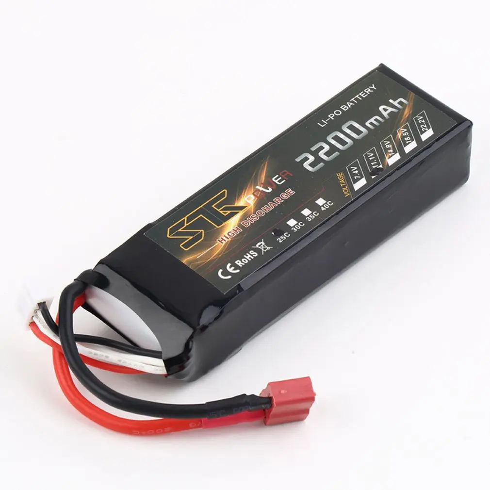 STG 11,1 V 2200mAh 25C LIPO аккумулятор w/Deans для RC самолета Heli/Quad