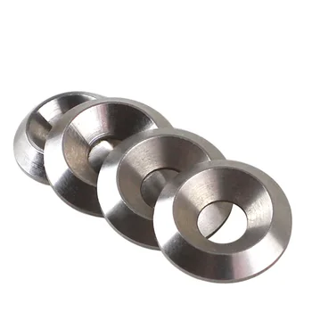 

2pcs M3-M8 outer diameter 12-24mm aluminum alloy fisheye washers cone recessed hole washer countersunk screws gasket 3-5mm thick