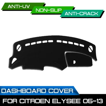 

For Citroen C-Elysee 2005 2006 2007 2008 2009-2013 Car Dashboard Mat Anti-dirty Non-slip Dash Cover Mat UV Protection Shade