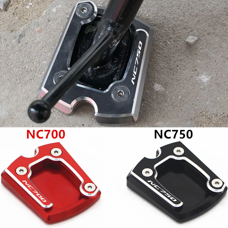 

Fast Shipping For HONDA NC750X NC750 S NC700X NC700S 14-16 Aluminum Kickstand Sidestand Stand Extension Enlarger Pad Accessories