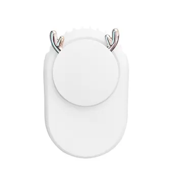 

USB mini fan hands-free hanging fan new antlers hanging neck fan USB mini rechargeable portable student desktop fan lazy fan