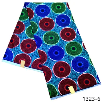 

2020 Newesti african wax fabric fabric guaranteed real wax fabric ankara new fashion dashiki best price for dress 6 yards 1323