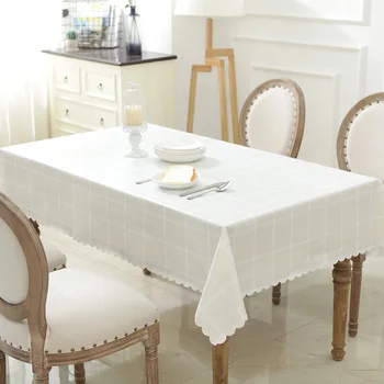 

Tablecloth PVC Waterproof and Oil-proof Disposable Table Cloth Plastic Tablecloth Anti-scalding Rectangular Coffee Table Cloth
