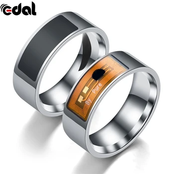 

Black Finger Digital Ring for Android Phone Smart Rings Multifunction Fashion NFC Open Smart Lock Magic Intelligent Wear Ring