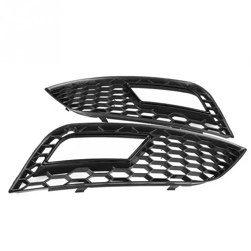 2 шт. автомобильный Стайлинг глянцевый черный передний бампер противотуманный