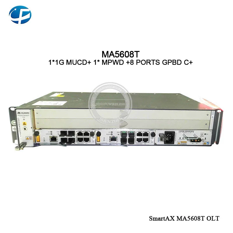 MCUD AC GPBD C Plus Hua wei GPON OLT MA5608T, 1*1G MCUD+ MPWD(AC+ DC)+ 8 портов GPBD C+ плата GPON OLT, совместима с HG8546M GPON ONU ONT - Цвет: MCUD AC GPBD C Plus