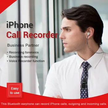 

Studyset Wireless Bluetooth Call Recorder Earphone for iPhone Android Mobile Phone