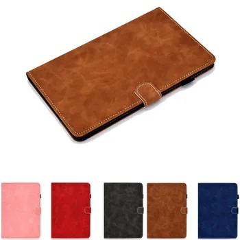 

Business Stand PU Leather Solid Case for Samsung Galaxy Tab A 10.1 SM-T510 T515 10.1" 2019 Tablet Funda TPU Back Solid Cover