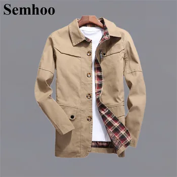 

Mens Jackets And Coats Casual Solid Color Long Sleeve Coat New Windproof Plus Size Cotton Simple Single-breasted Winter jacket