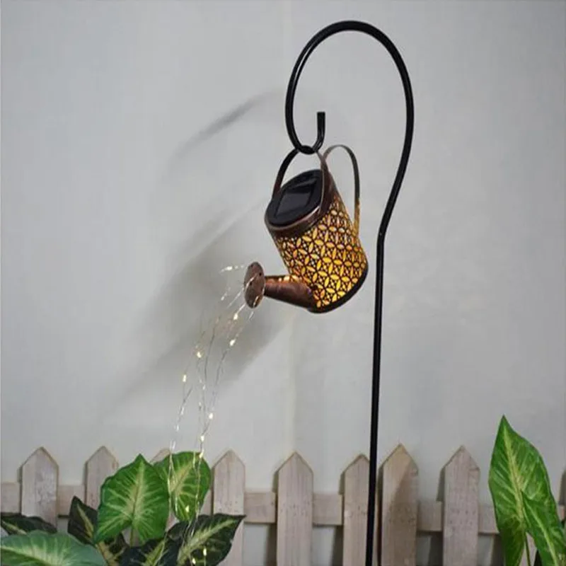 

Solar LED Garden Lawn Lamp Creative Watering Can Sprinkles Star Type Shower Art Light Decoration Outdoor Gardening Lawn Lamps