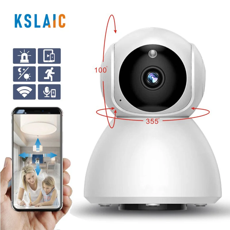 Мини IP-камера wi-fi HD 720P 1080P видеоняня камера наблюдения для домашних животных