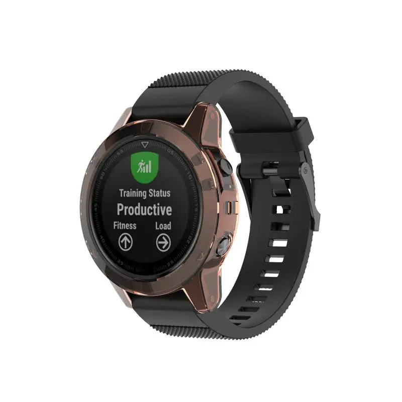 Чехол для часов Garmin fenix5 5 plus чехол для смарт часов рамка оболочка протектор ТПУ прозрачный резиновый чехол для Garmin fenix 5 plus