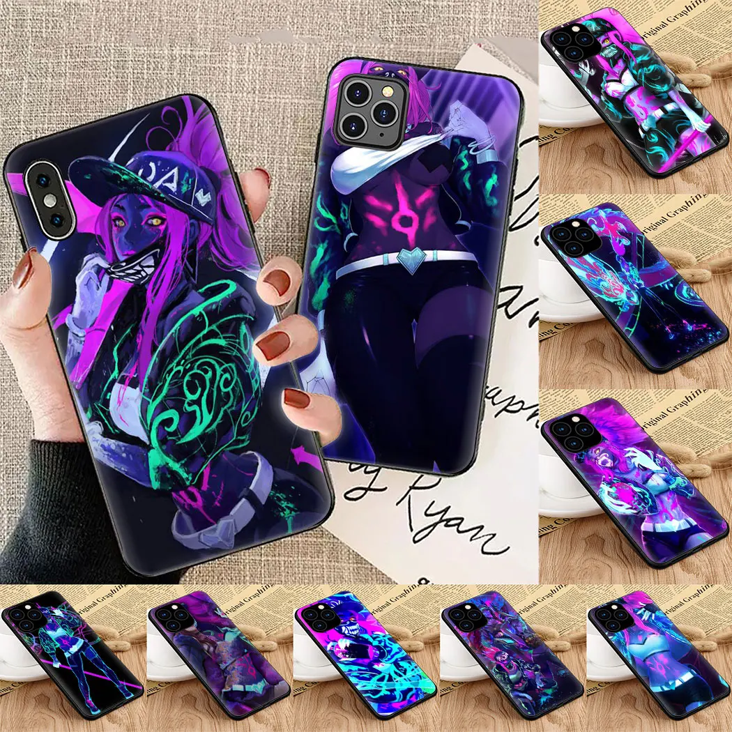 Akali Дракон Мягкий силиконовый чехол для телефона iPhone 5 6 7 8 11 5S 6s Plus X XS XR Max Pro |