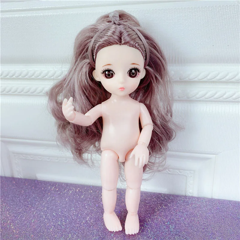 1/8, 17 см, куклы BJD, 13, совместный подвижный, оригинальные куклы-принцессы игрушки, макияж, платье, голый, телесный, милая детская кукла, игрушка