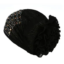 JAYCOSIN женский мусульманский эластичный тюрбан шапка после химиотерапии Регулируемая шапка выпадение волос Головной шарф обертывание Hijib шапка gorros hombre invierno 26 aug